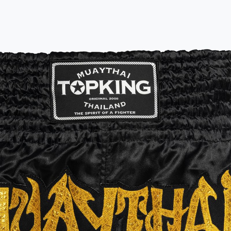 Spodenki treningowe Top King Kickboxing 067 black/gold 3