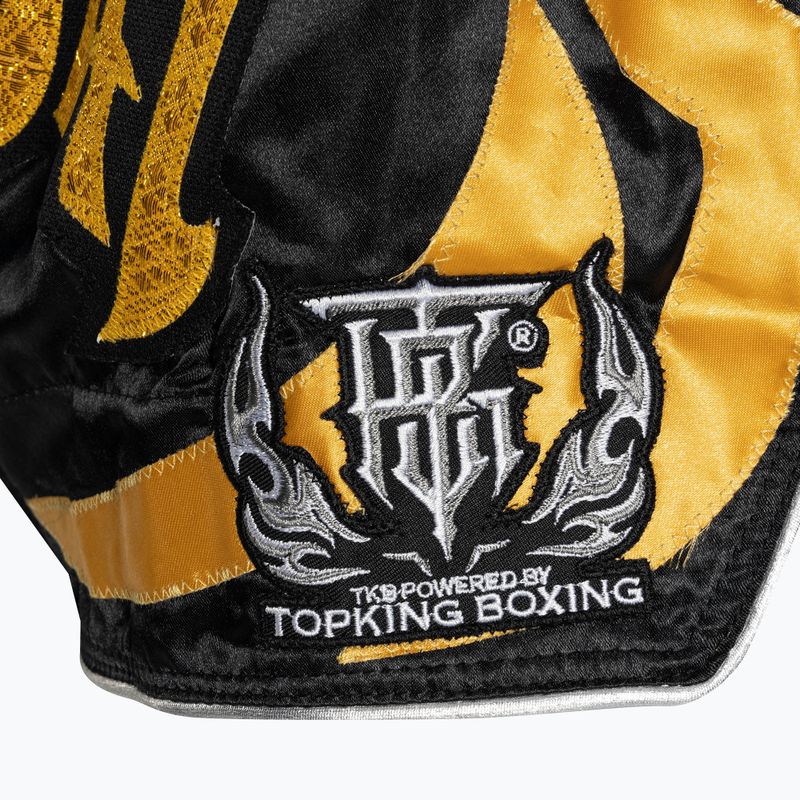 Spodenki treningowe Top King Kickboxing 067 black/gold 4