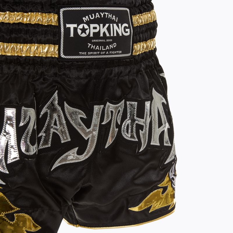 Spodenki treningowe Top King Kickboxing 070 black/ gold 3