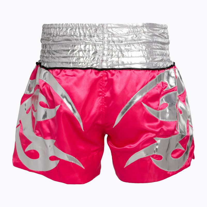 Spodenki treningowe Top King Thai Boxing pink/white 2