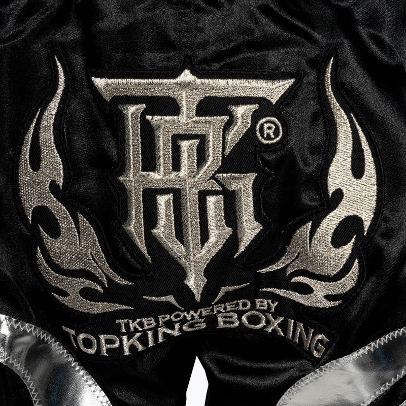Spodenki treningowe Top King Kickboxing black/silver 4