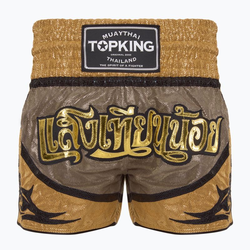 Spodenki treningowe Top King Kickboxing yellow