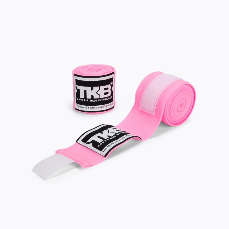 Bandaże bokserskie Top King 400 cm pink