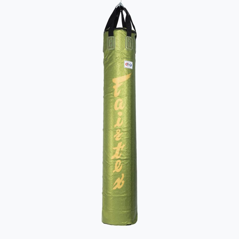 Worek bokserski Fairtex 6FT Muaythai Banana Bag “Python Print” Collection - niewypełniony green