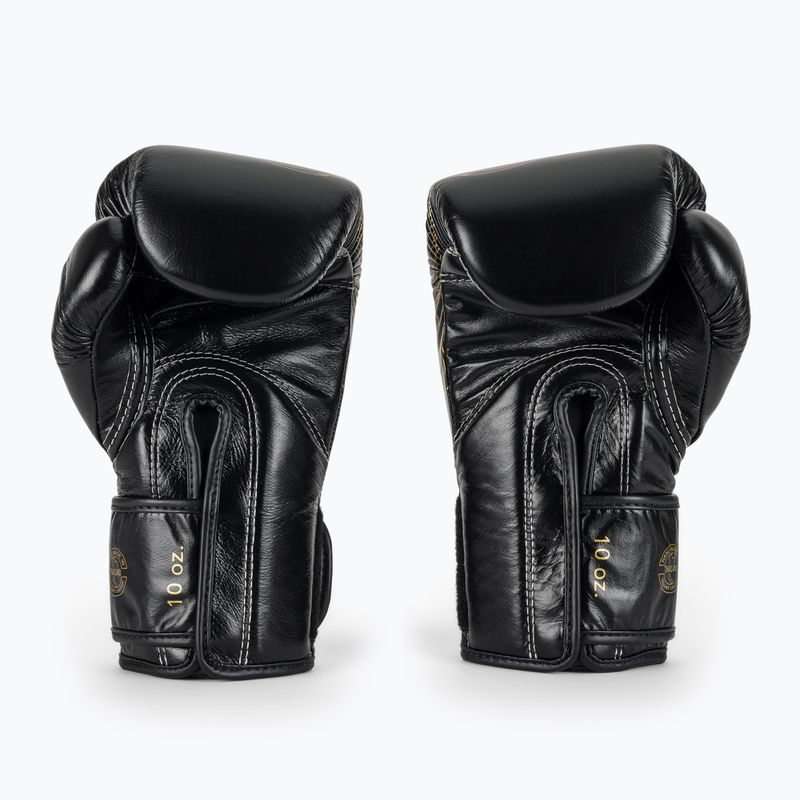 Rękawice bokserskie Fairtex Glory Kickboxing Competition Training Boxing black/gold 3