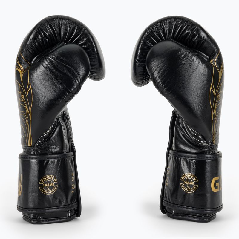 Rękawice bokserskie Fairtex Glory Kickboxing Competition Training Boxing black/gold 4