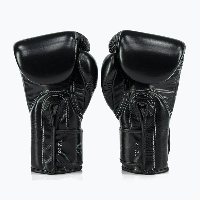 Rękawice bokserskie Fairtex Glory Kickboxing Competition Training Boxing black/gold 2