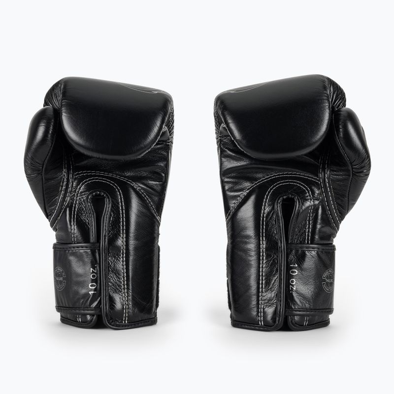 Rękawice bokserskie Fairtex Glory Kickboxing Competition Training Boxing black/silver 3