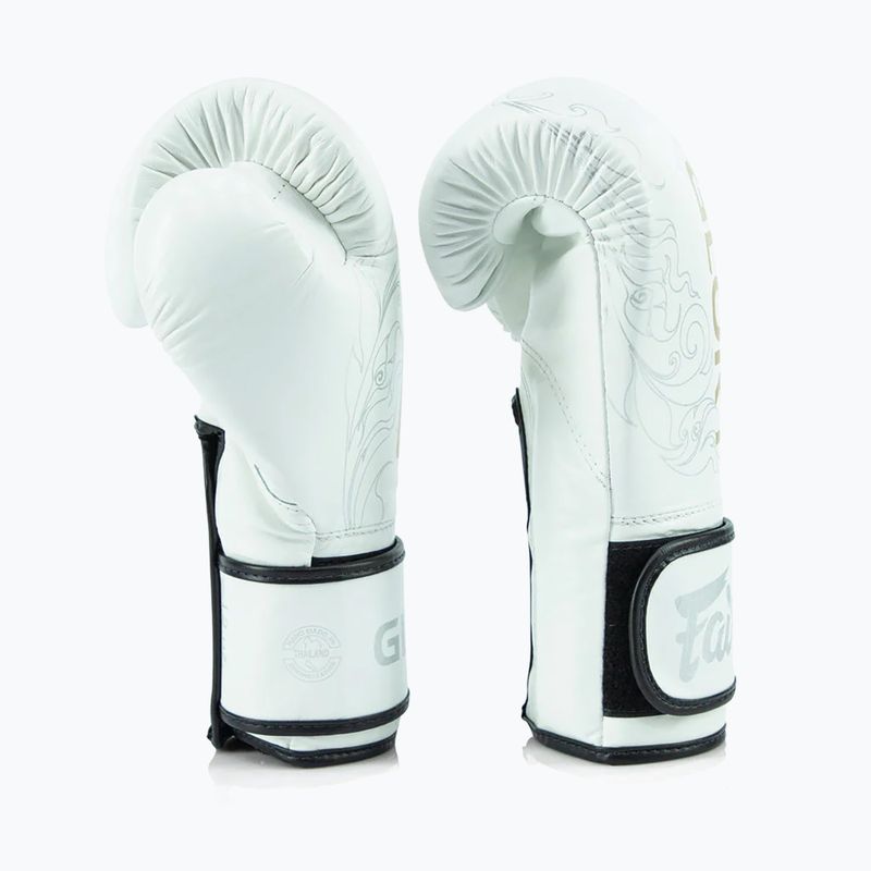 Rękawice bokserskie Fairtex Glory Kickboxing Competition Training Boxing white 3