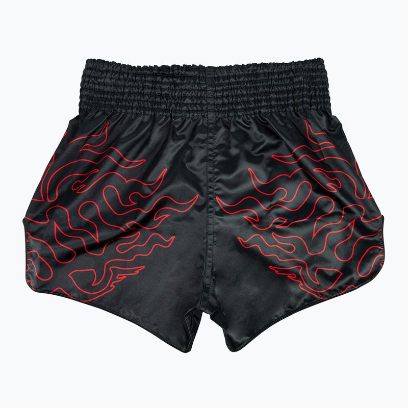 Spodenki treningowe Fairtex Muay Thai Shorts BS1920 "Lava" black 2