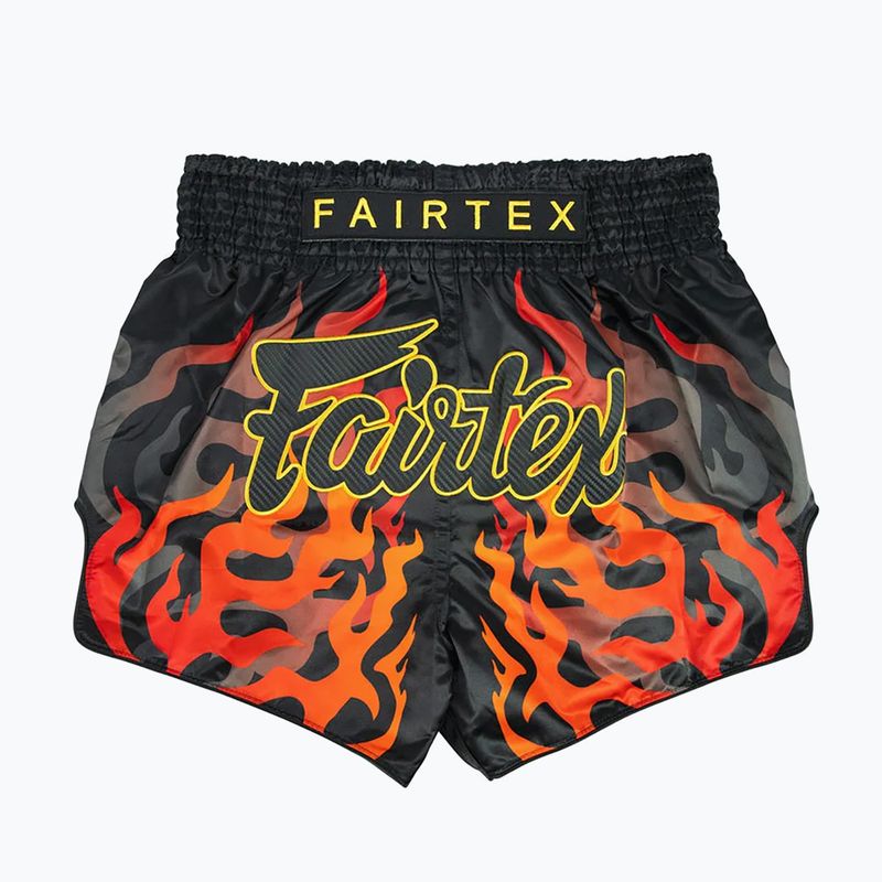 Spodenki treningowe Fairtex Muay Thai Shorts BS1921 "Volcano" black 2