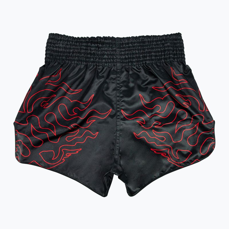 Spodenki treningowe Fairtex Muay Thai Shorts BS1921 "Volcano" black 2