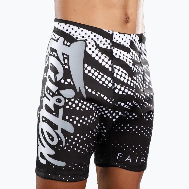 Spodenki treningowe Fairtex Vale Tudo CP10 black/white