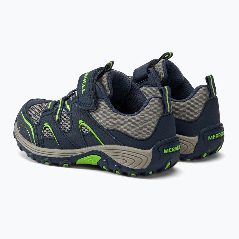Buty turystyczne dziecięce Merrell Trail Chaser navy/green 3