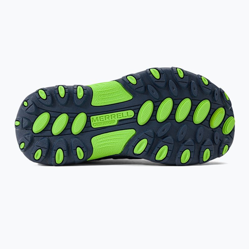Buty turystyczne dziecięce Merrell Trail Chaser navy/green 5