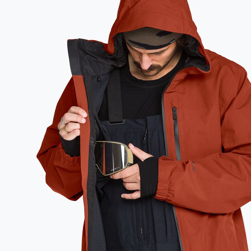 Kurtka snowboardowa męska Volcom L Gore-Tex Jacket burnt orange 5