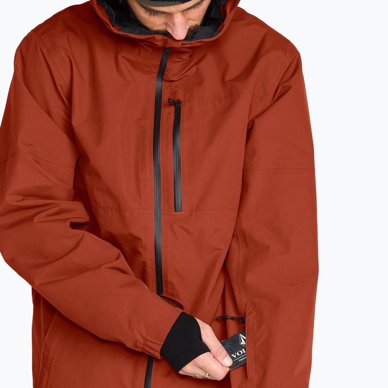 Kurtka snowboardowa męska Volcom L Gore-Tex Jacket burnt orange 7