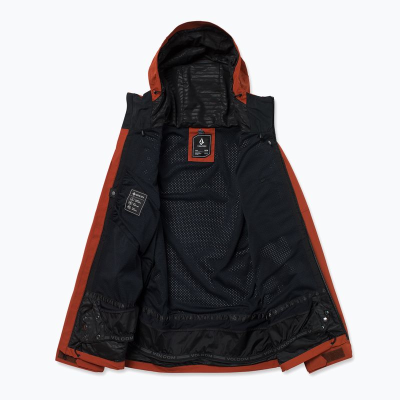 Kurtka snowboardowa męska Volcom L Gore-Tex Jacket burnt orange 11
