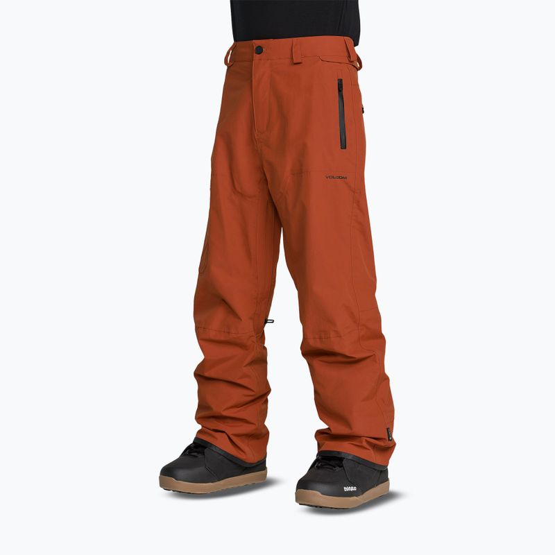 Spodnie snowboardowe męskie Volcom L Gore-Tex Pant Burnt Orange 4