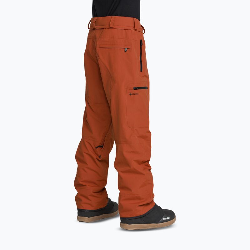 Spodnie snowboardowe męskie Volcom L Gore-Tex Pant Burnt Orange 6