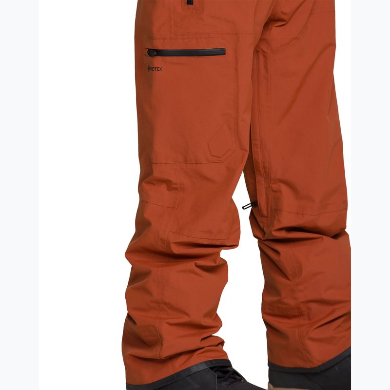 Spodnie snowboardowe męskie Volcom L Gore-Tex Pant Burnt Orange 7