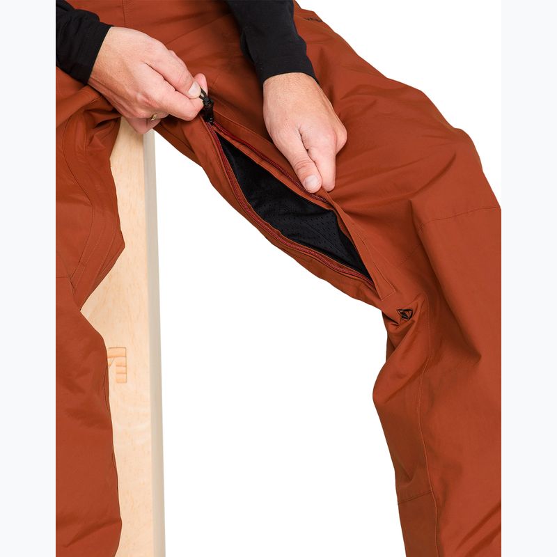 Spodnie snowboardowe męskie Volcom L Gore-Tex Pant Burnt Orange 8