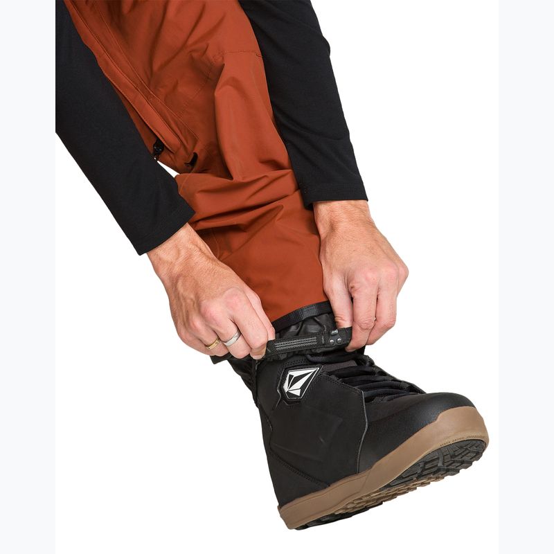 Spodnie snowboardowe męskie Volcom L Gore-Tex Pant Burnt Orange 9