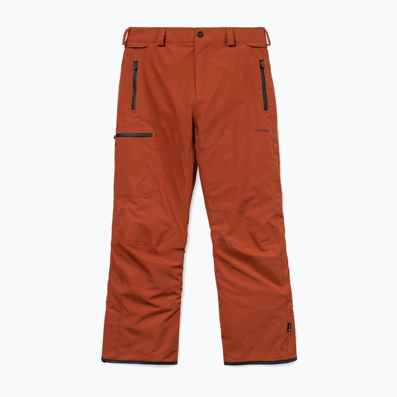 Spodnie snowboardowe męskie Volcom L Gore-Tex Pant Burnt Orange 10