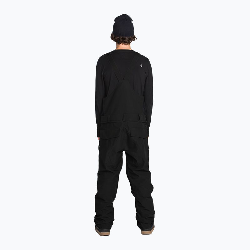 Spodnie snowboardowe męskie Volcom Roan Bib Overall 2026 black 2