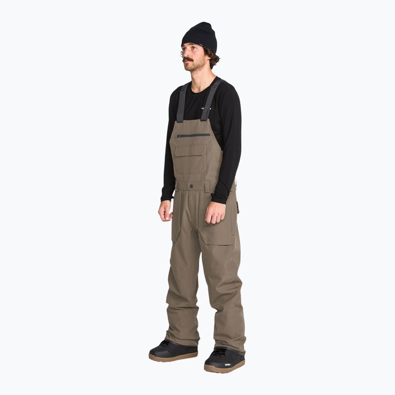 Spodnie snowboardowe męskie Volcom Roan Bib Overall teak