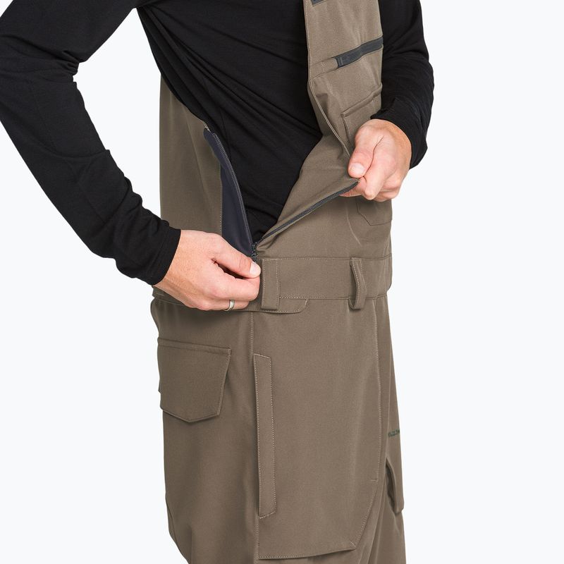 Spodnie snowboardowe męskie Volcom Roan Bib Overall teak 6