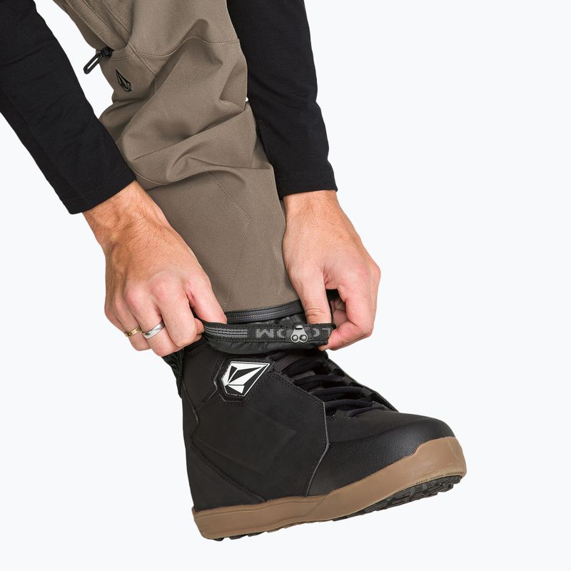 Spodnie snowboardowe męskie Volcom Roan Bib Overall teak 8