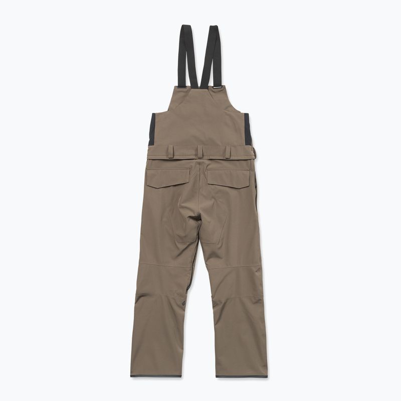 Spodnie snowboardowe męskie Volcom Roan Bib Overall teak 10