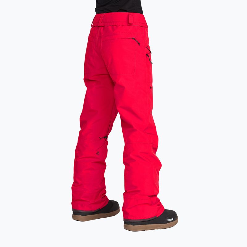 Spodnie snowboardowe damskie Volcom Kanyon Insulated Gore Pant bright cherry 5