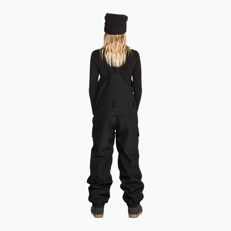 Spodnie snowboardowe damskie Volcom Crestron 3D Stretch Bib Overall black 2