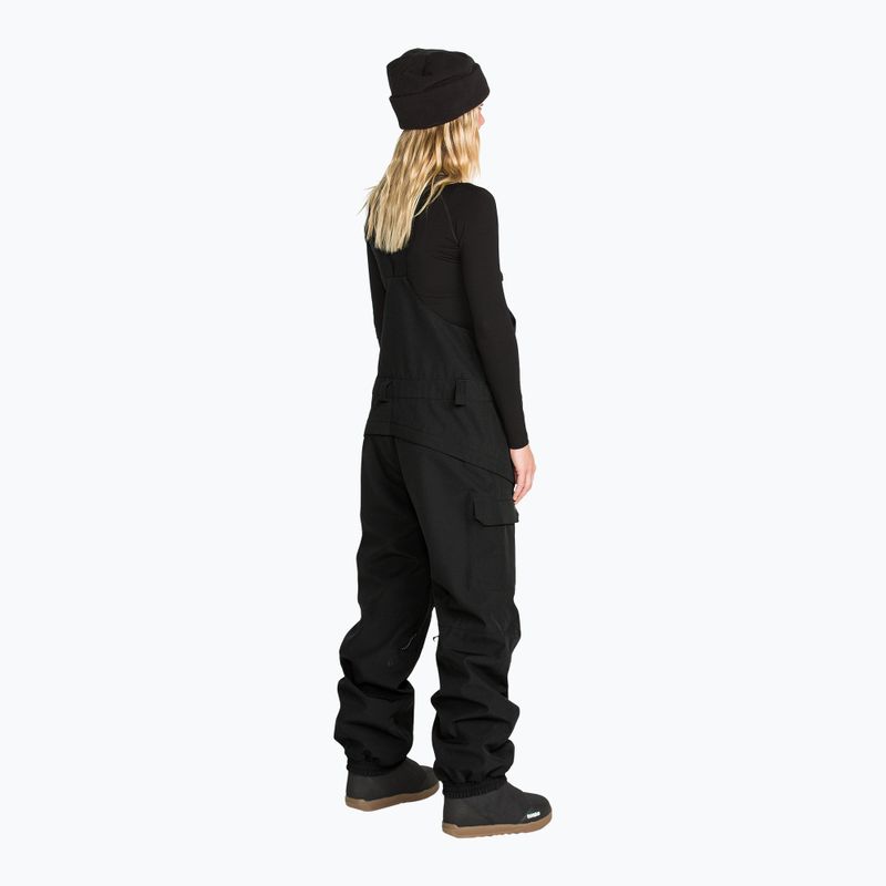 Spodnie snowboardowe damskie Volcom Crestron 3D Stretch Bib Overall black 3