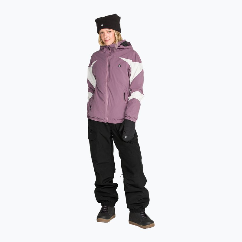 Spodnie snowboardowe damskie Volcom Crestron 3D Stretch Bib Overall black 4