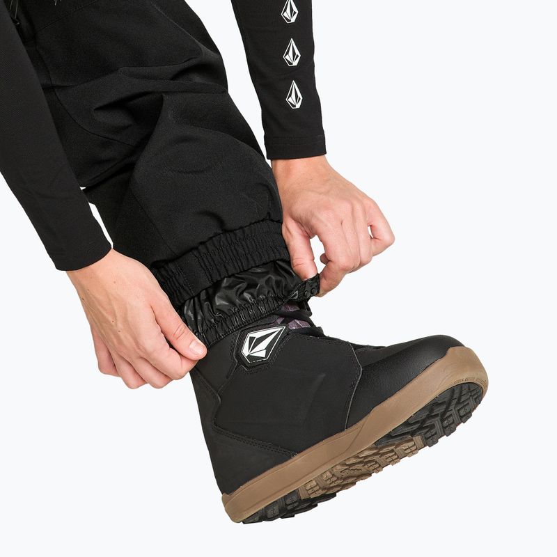 Spodnie snowboardowe damskie Volcom Crestron 3D Stretch Bib Overall black 9