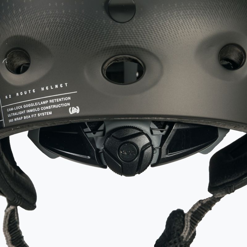 Kask narciarski K2 Route black 6