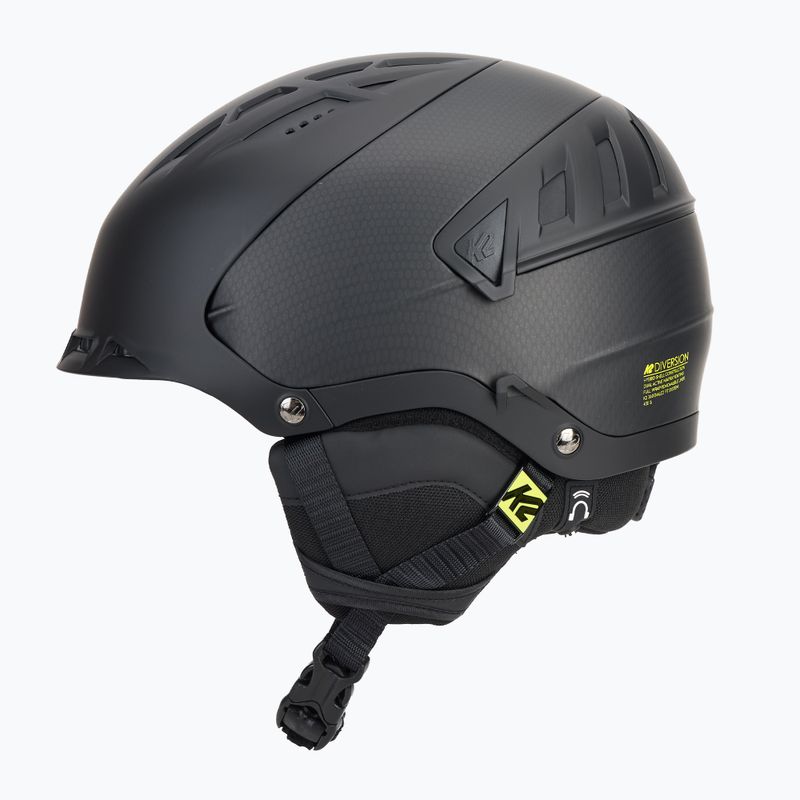 Kask narciarski z systemem audio K2 Diversion black 4