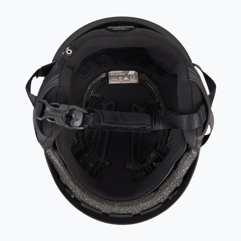 Kask narciarski z systemem audio K2 Diversion black 5