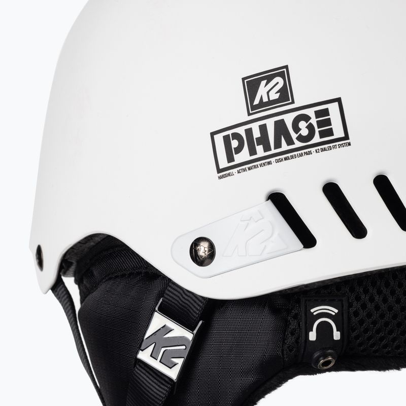 Kask narciarski K2 Phase Pro white 7