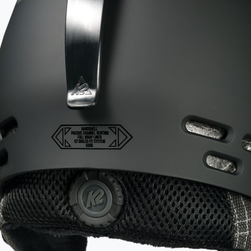 Kask narciarski K2 Thrive black 6