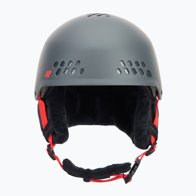 Kask narciarski z systemem audio K2 Phase Pro gunmetal 2