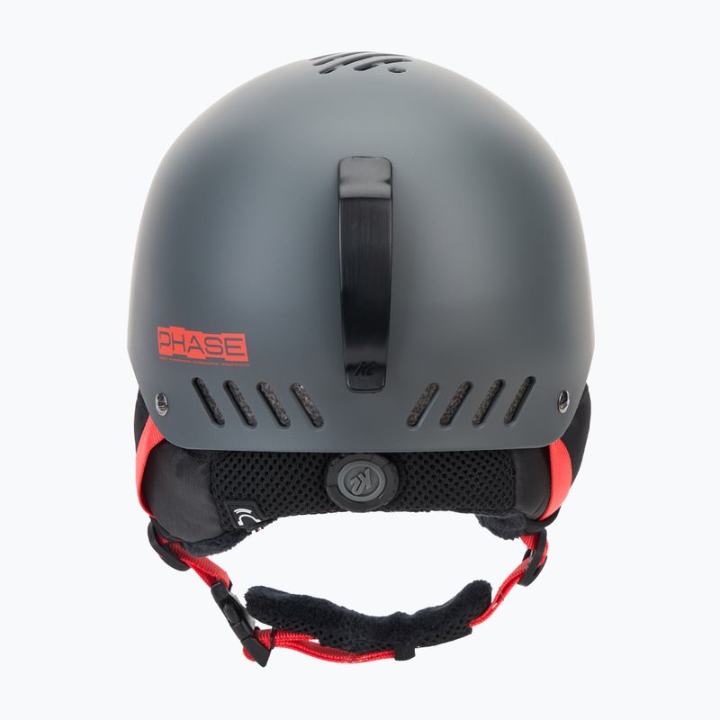Kask narciarski z systemem audio K2 Phase Pro gunmetal 3