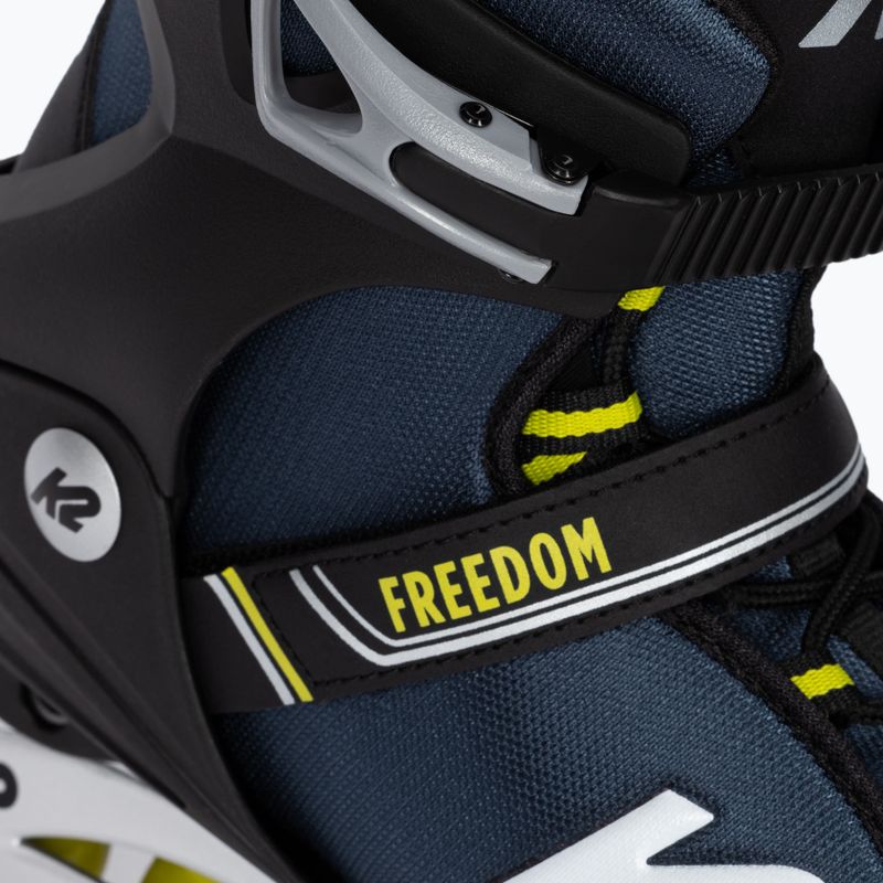 Rolki męskie K2 Freedom Alu 80 5