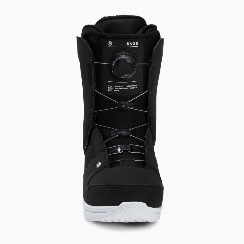 Buty snowboardowe damskie RIDE Sage W 2022 black 3