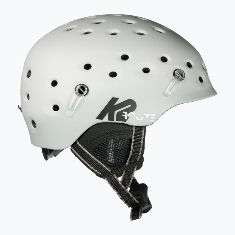 Kask narciarski K2 Route light gray 4
