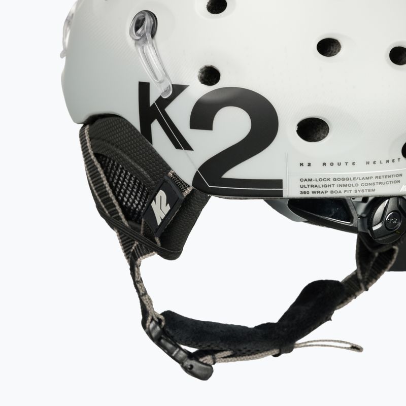 Kask narciarski K2 Route light gray 6
