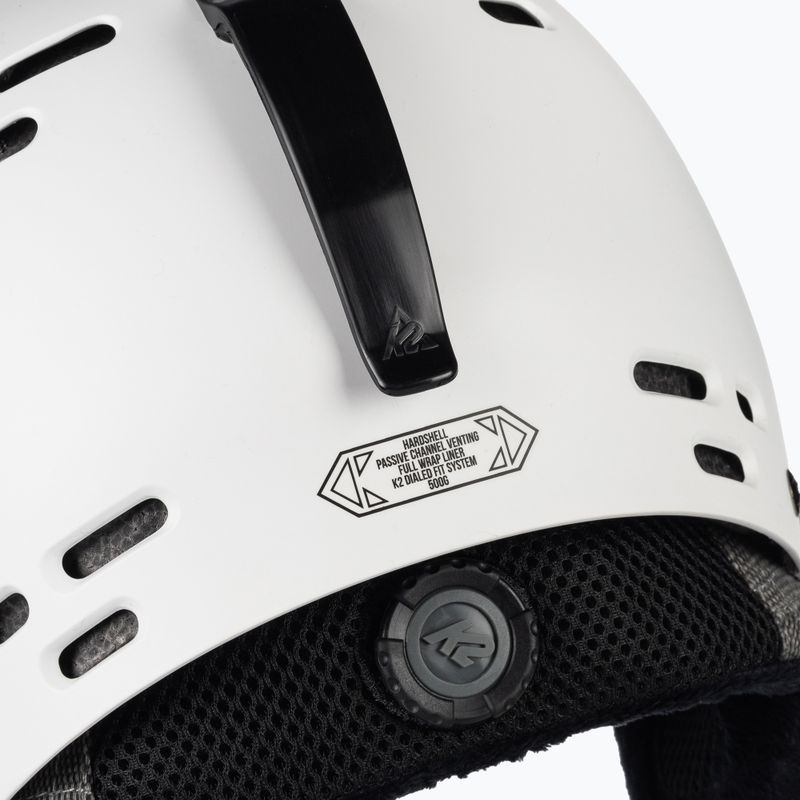 Kask narciarski K2 Thrive white 7
